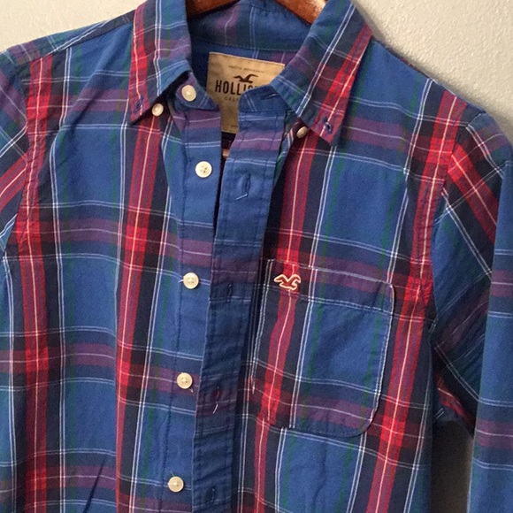 Hollister Other - Hollister size S small long sleeve plaid shirt